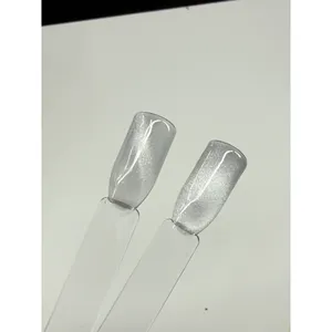 Gel per Unghie UV A.G.A 9D Effetto Occhio di Gatto FG-46 Argento Magnetico Smalto Designer Fai-da-Te 15ml con Campione Gratuito - Product Image 2