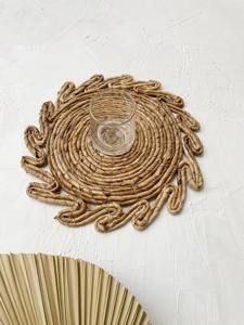 Sun-inspired water hyacinth placemats Eco friendly products Made in Vietnam <b>Table</b> decoration Woven Placemat Wholesale - Product Image 5