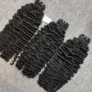 ผมทอด้วยลึกหลวมในเส้นผมมนุษย์ผม100% ผมดิบจากเวียดนาม - Product Image 4