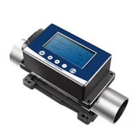 Small Diameter Ultrasonic Flowmeter External Clamp-On Non-Contact Liquid Measurement Pure Water Cold Heat Meter
