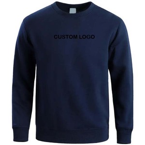 Men's Autumn Sweatshirts Custom Crewneck Long Sleeve <b>Thick</b> <b>Fleece</b> 100% Cotton Custom Colors Blank Design Embroidered Oversized - Product Image 3