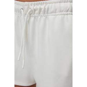 Shorts décontractés pour femmes, 100% coton, Mega Merchant, coupe régulière, taille haute, fermeture à cordon, logo personnalisé disponible, XS - Product Image 2