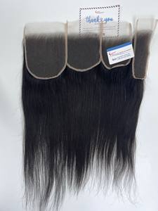 Extensions de cheveux humains vierges vietnamiens HD Lace Closure 4x4 à 7x7, perruques en dentelle HD Lace Frontal 100% naturelles - Product Image 4