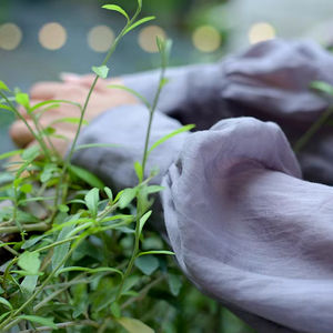 Women'<b>s</b> Elegant Ramie Sway <b>Blouses</b> 100% Lightweight with Full Sleeves Plain Dyed Casual Style for Summer Sizes XS Wholesale ODM - Product Image 4