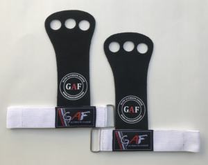 GAF Custom Logo and Color 3 Hole Leather <b>Gymnastics</b> Hand Grips Protector for Weightlifting Gym Exercise Workout - Product Image 3