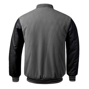 Breathable Plus Size <b>Men's</b> Versity College <b>Jackets</b> Wholesale Blank Varsity <b>Jackets</b> Custom Logo Plain Letterman Varsity <b>Jacket</b> - Product Image 6