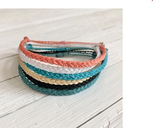 Solid Mini Braided <b>Bracelet</b> or <b>Anklet</b> // Waterproof <b>Bracelet</b>, Waterproof <b>Anklet</b>, Surfer <b>Anklet</b>, Beach <b>Bracelet</b> - Product Image 2