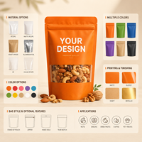 Sachet Doypack Personnalisé en Plastique Stratifié de Qualité Alimentaire, Scellable à Chaud, Haute Barrière, avec Fermeture Éclair, pour Snacks de Mangues Séchées Épicées