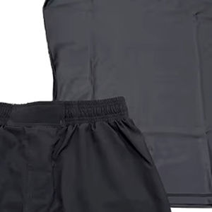 Customizable Men's MMA Rash <b>Guard</b> Fight Wear Sets Embroidered Front Logo Anti-UV Protection UPF50+ Quick Dry Breathable Stretch - Product Image 6