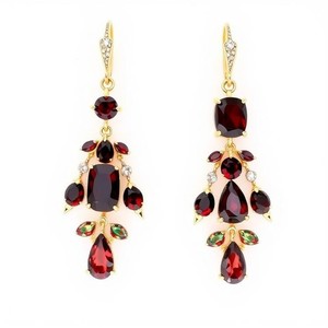 Boucles d'oreilles classiques en argent sterling 925 faites à la main plaqué or bijoux de déclaration de mode pour les femmes Style à la mode pour les fêtes - Product Image 4