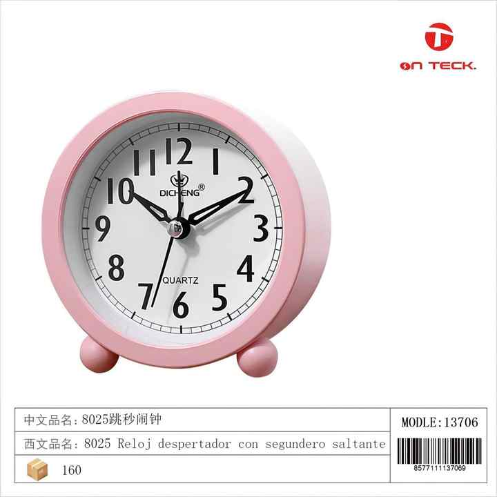 Jumping Second Alarm Clock 8025 Desktop Durable clock alarm jumping-second 8025 desktop durable portable 13706