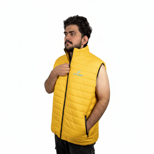 Chaleco de Alta Calidad para Hombre, Chaleco Acolchado de Invierno para Hombre, Chaleco Acolchado sin Mangas con Forro Polar, Chaqueta Acolchada sin Mangas para Hombre - Product Image 4