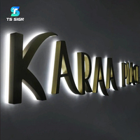 Enseignes lumineuses 3D LED de haute qualité pour magasins, numéros de maison, adresses, lettres en relief rétroéclairées