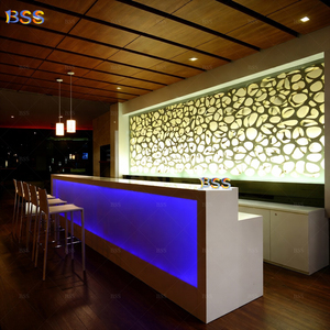 Mostrador de <span class=keywords><strong>Bar</strong></span> de nuevo diseño para <span class=keywords><strong>terraza</strong></span>, iluminación de mostrador de <span class=keywords><strong>Bar</strong></span> Led verde recto - Product Image 4