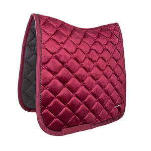 Tapis de Selle de Dressage Rouge en Velours 2025 - Product Image 1