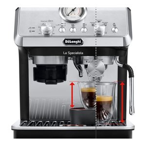Cafetera Espresso Eléctrica LA SPECIALISTA Arte Ec9155 Mb 1400W, Acero Inoxidable Gris Oscuro, Modelo 0879610 - Product Image 2
