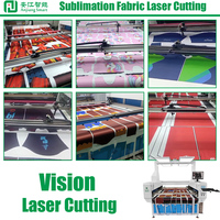 Machine de découpe laser automatique pour tissus, découpe laser de dentelle pour tissus de sublimation