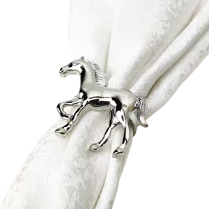 ห่วงใส่ทิชชู่ทำจากโลหะเงินที่ใส่กระดาษชำระอุปกรณ์จัดระเบียบผ้าเช็ดปากดีไซน์แบบโบราณ - Product Image 1