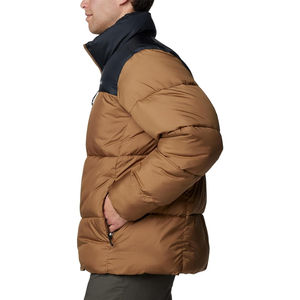 Veste matelassée pour homme au meilleur design, imperméable, respirante, logo personnalisé sur le devant, capuche épaisse, vêtements décontractés d'hiver en polyester, vente en gros - Product Image 4