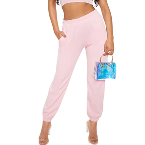 Corset élastique taille haute pour femmes pantalons de Yoga poches pantalons de survêtement amples pour décontracté course Fitness entraînement salopette d'hiver plat - Product Image 4