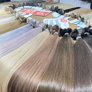 วิกผมคนแท้แบบเรมี่ผูกด้วยมือสำหรับต่อผมมนุษย์แบบไม่พันกันไม่หลุดปลายสองด้าน100กรัม100% เวียดนาม - Product Image 3