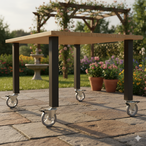 4 Inch Industrial Gray TPR Swivel <b>Caster</b> with Brake Chrome Plate Cabinet Trolley <b>Wheel</b> - Product Image 3