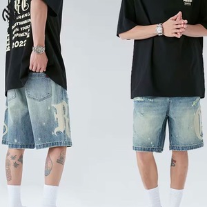 2025 Newest Design <b>Men</b> Cotton Straight <b>Men's</b> Demin <b>Jean</b> Shorts Casual <b>Jeans</b> Shorts for <b>Men's</b> OEM Service - Product Image 3