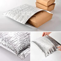 Sac isotherme thermique d'étanchéité pochette de livraison en aluminium sac d'isolation epe