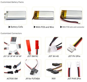 Batería LiPo Recargable OEM/ODM de 3.7V y 300mAh para Dispositivos Electrónicos Compactos - Product Image 3
