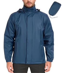 Chaqueta de lluvia de nuevo diseño de alta calidad 2025, chaqueta cortavientos para hombre, chaquetas de primavera impermeables para hombre subidas por Dress Sports - Product Image 1