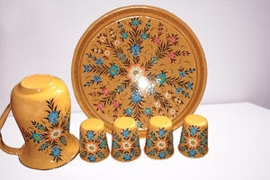 Juego de jarras artísticas finas pintadas a mano, decoración de Metal para el hogar para comedor, espacio, salpicaduras de Color, complemento para amantes del Color - Product Image 2