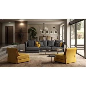 Sofá Individual Onda, Tapizado en Cuero PU con Relleno de Esponja, para el Hogar o Apartamento, Juego de Muebles para Sala de Estar - Product Image 6