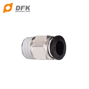 Raccord pneumatique à haute pression à enfoncer droit mâle 6 mm DFK Industrial Corp. - Product Image 4