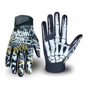 ถุงมืออเมริกันฟุตบอล2025โลโก้ได้ตามต้องการถุงมืออเมริกันฟุตบอลรับฝ่ามือเหนียวสุดพิเศษ - Product Image 2