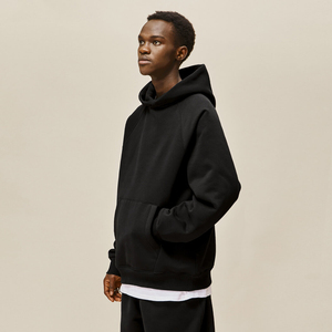 Ensemble de survêtement pour homme avec sweat à capuche zippé et pantalon de survêtement, couleur unie personnalisée, broderie, délavage à l'acide, effet délavé par le soleil, coupe évasée - Product Image 4