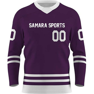 Jersey de hockey sobre hielo de Equipo Internacional barato personalizado de fabricante profesional con logotipo bordado - Product Image 1