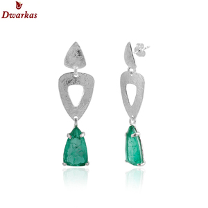 Pendiente de textura de piedra de cuarzo caramelo Doublet de Plata de Ley 925 de diseño clásico más vendido para damas y niñas - Product Image 3