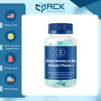 One Solution LLC Gummies pour le sommeil à la fleur de la passion - Complément alimentaire de haute qualité sous forme de bonbons gélifiés pour adultes et adolescents - 60 gummies par boîte