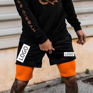 Pantalones cortos informales para correr para hombre OEM directos de fábrica al por mayor, ligeros, transpirables, de secado rápido, ecológicos - Product Image 2