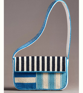 Bolso de fiesta de compras de noche de gran capacidad de algodón bohemio para mujer indio, bolsos de hombro de mensajero con cuentas bohemias hechos a mano - Product Image 2