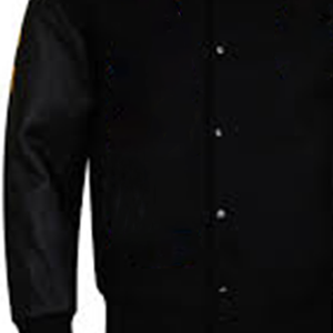 เสื้อแจ็คเก็ตบอมเบอร์ผ้าซาตินสีดำเงา รุ่นกันน้ำ ระบายอากาศได้ดี สไตล์วาร์ซิตี้ แบบกลับด้านได้ พร้อมตัวอักษรกรีก สำหรับกิจกรรมสocs  ลำลอง สวมใส่ด้านหน้า - Product Image 5