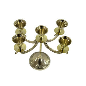 เชิงเทียนสำหรับตกแต่งบ้านดีไซน์คลาสสิกเชิงเทียนโลหะ - Product Image 4