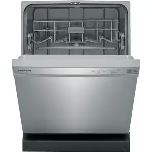 24 in. Stainless Steel Front Control Built-In Tall Tub Frigidair Dishwasher, 55 dBA