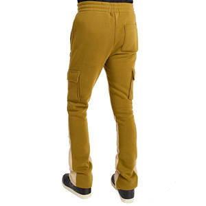 <b>Men</b> <b>Flared</b> Sweatpants Screen Custom Logo 100% Cotton Fleece 300gsm High Quality Jogger Sweat-Pants with Pocket For <b>Men</b> - Product Image 2