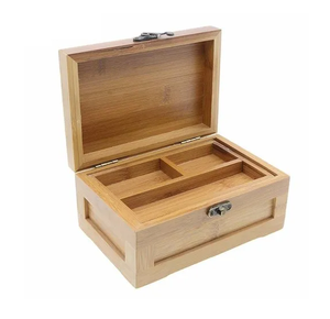 Boîte à bijoux en bois, article décoratif, boîte d'emballage, style rustique lisse, organiseur de jouets, boîte à cosmétiques - Product Image 4