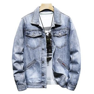Nouvelle veste en gros de qualité supérieure pour hommes Design délavé 100% coton Denim vestes pour hommes élégant jeans décontractés homme vestes - Product Image 5