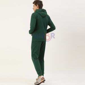 Sudadera con capucha y sudaderas con estampado personalizado bordado en blanco de peso pesado para hombre - Product Image 2