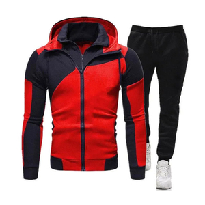 Ensemble de survêtement de sport unisexe 2 pièces de haute qualité en fibre de bambou personnalisée à motif écossais avec taille élastique Jogger Survêtements d'hiver - Product Image 1