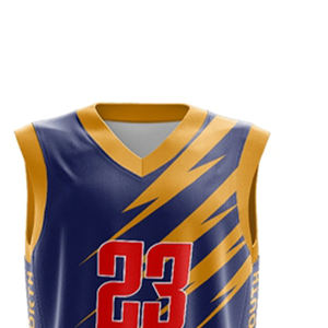 Conception de sublimation personnalisée, créez votre propre uniforme de basket-ball grande taille, 100% polyester imprimé, dernier style, meilleure qualité, séchage rapide - Product Image 4