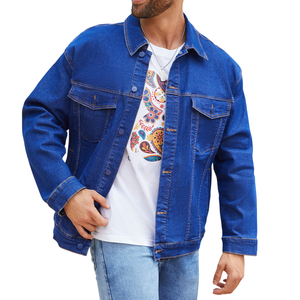 Veste en jean bleu vintage de haute qualité pour hommes, vêtements d'extérieur élégants de style classique pour la mode intemporelle et les vestes modernes pour hommes - Product Image 4